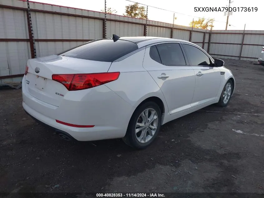 2013 Kia Optima Ex VIN: 5XXGN4A79DG173619 Lot: 40828353