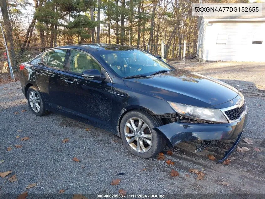 2013 Kia Optima Ex VIN: 5XXGN4A77DG152655 Lot: 40828953