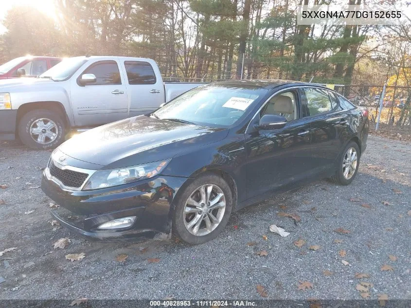 2013 Kia Optima Ex VIN: 5XXGN4A77DG152655 Lot: 40828953