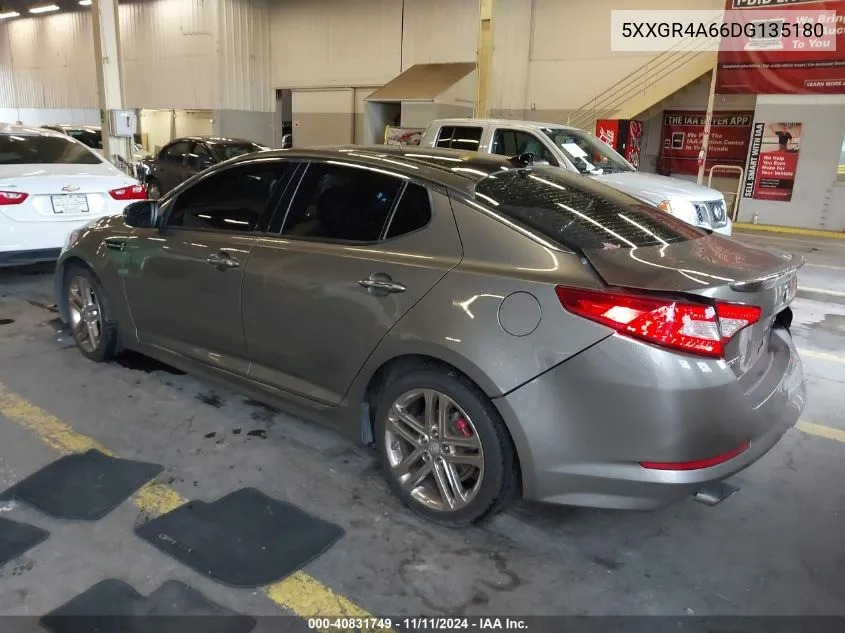 2013 Kia Optima Sx VIN: 5XXGR4A66DG135180 Lot: 40831749