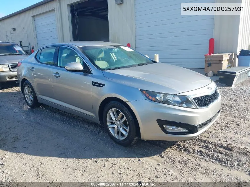 2013 Kia Optima Lx VIN: 5XXGM4A70DG257931 Lot: 40832097