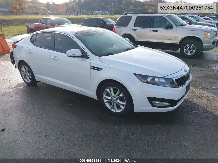 5XXGN4A70DG251754 2013 Kia Optima Ex