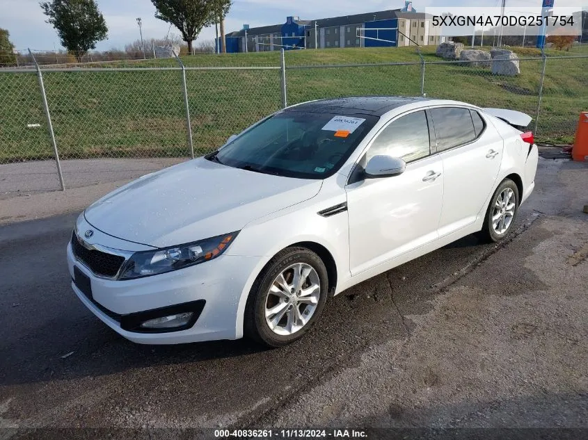 5XXGN4A70DG251754 2013 Kia Optima Ex