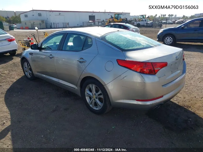 2013 Kia Optima Lx VIN: 5XXGM4A79DG156063 Lot: 40840348