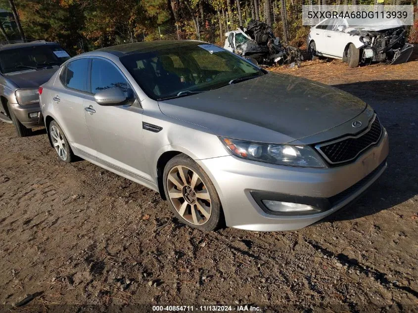 2013 Kia Optima Sx VIN: 5XXGR4A68DG113939 Lot: 40854711