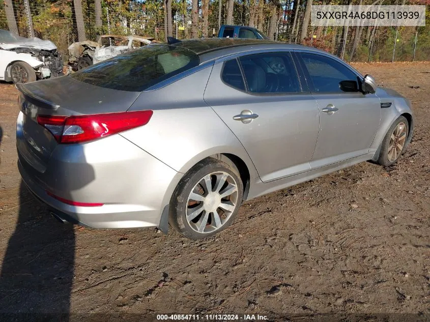 2013 Kia Optima Sx VIN: 5XXGR4A68DG113939 Lot: 40854711