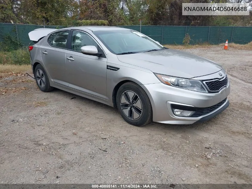 2013 Kia Optima Hybrid Lx VIN: KNAGM4AD4D5046688 Lot: 40855141