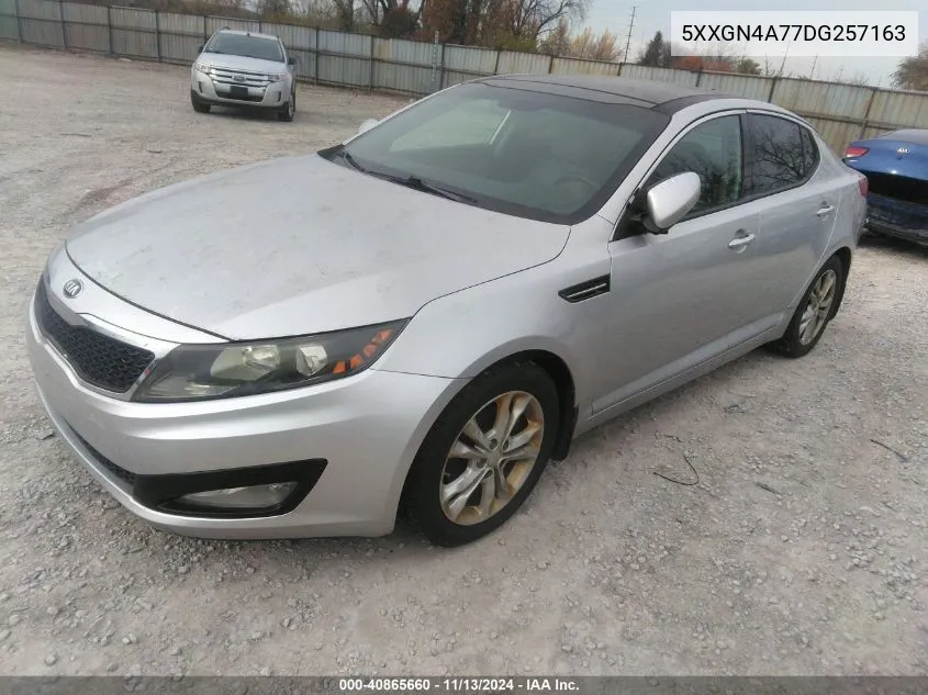 2013 Kia Optima Ex VIN: 5XXGN4A77DG257163 Lot: 40865660