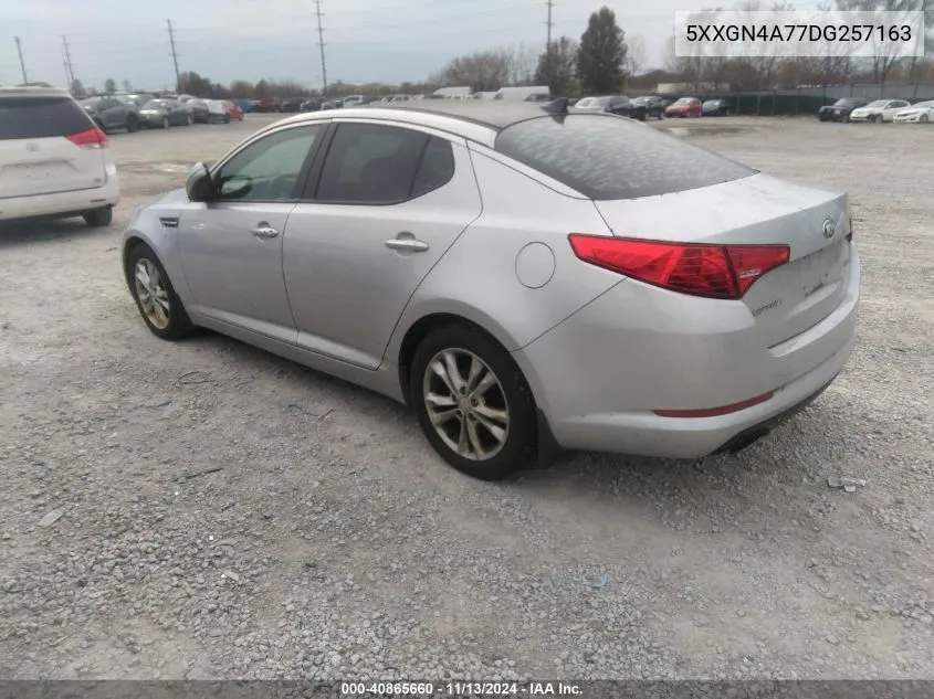 2013 Kia Optima Ex VIN: 5XXGN4A77DG257163 Lot: 40865660