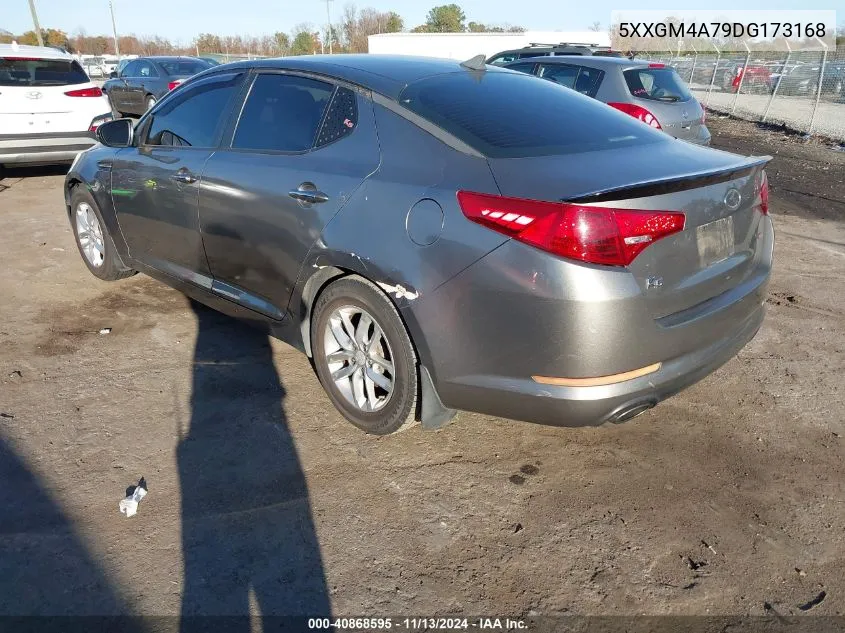 2013 Kia Optima Lx VIN: 5XXGM4A79DG173168 Lot: 40868595