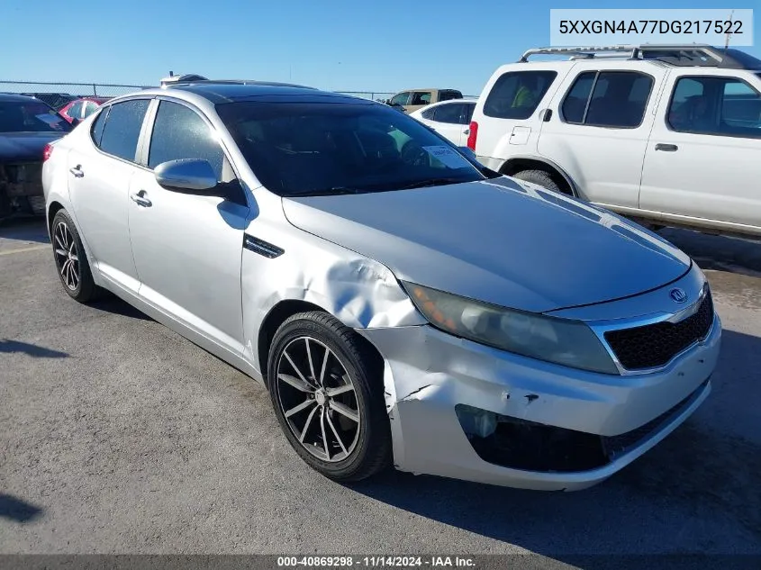 2013 Kia Optima Ex VIN: 5XXGN4A77DG217522 Lot: 40869298