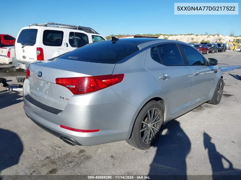 2013 Kia Optima Ex VIN: 5XXGN4A77DG217522 Lot: 40869298