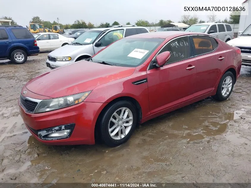 2013 Kia Optima Lx VIN: 5XXGM4A70DG128636 Lot: 40874441