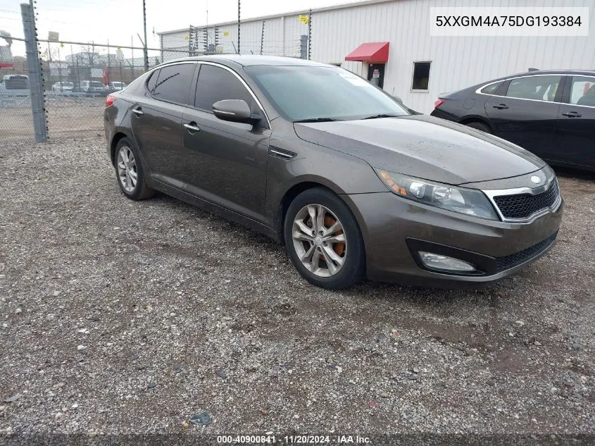 2013 Kia Optima Lx VIN: 5XXGM4A75DG193384 Lot: 40900841