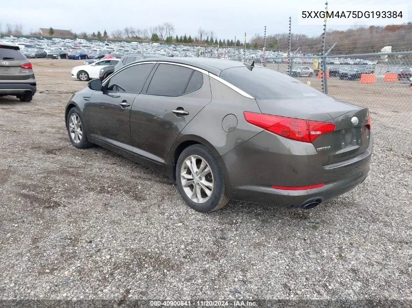 2013 Kia Optima Lx VIN: 5XXGM4A75DG193384 Lot: 40900841