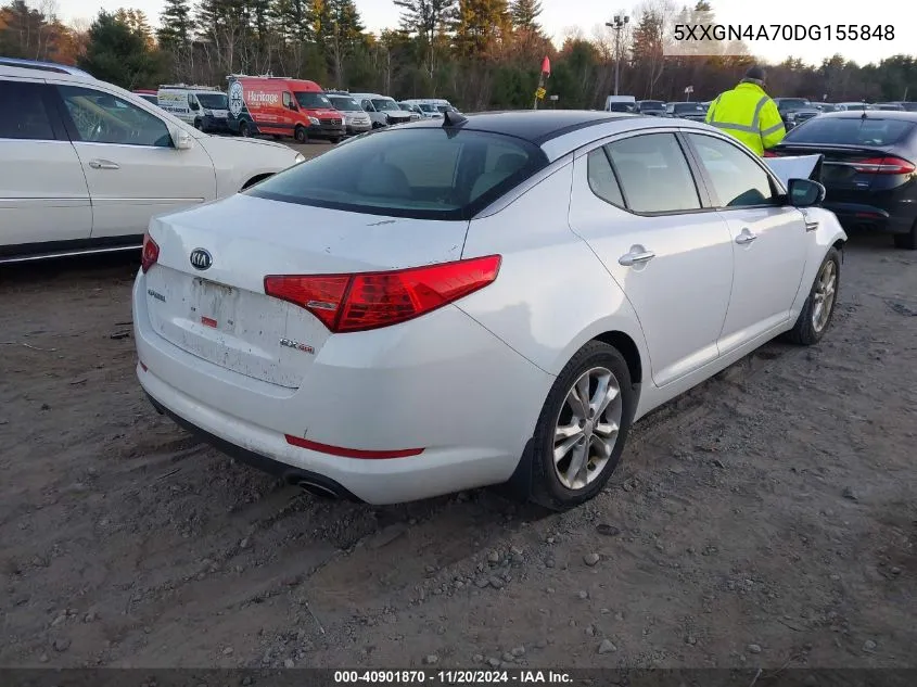 2013 Kia Optima Ex VIN: 5XXGN4A70DG155848 Lot: 40901870