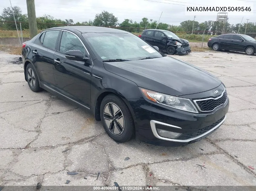 2013 Kia Optima Hybrid Lx VIN: KNAGM4ADXD5049546 Lot: 40906591