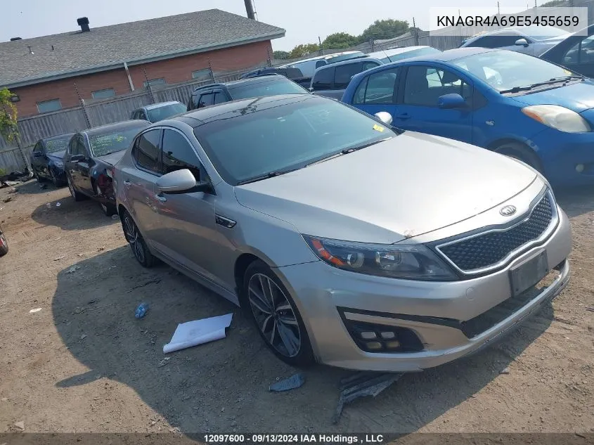 2014 Kia Optima VIN: KNAGR4A69E5455659 Lot: 12097600