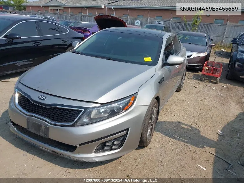 2014 Kia Optima VIN: KNAGR4A69E5455659 Lot: 12097600