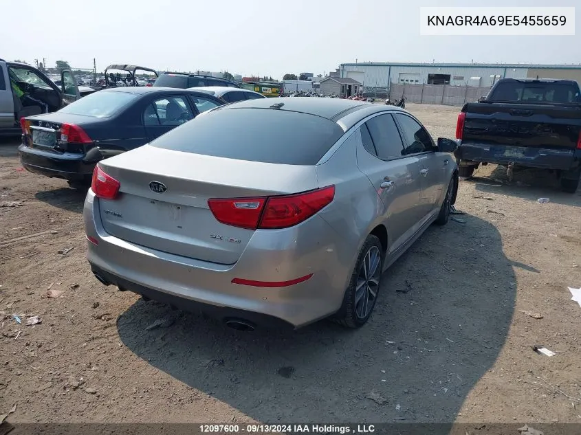 2014 Kia Optima VIN: KNAGR4A69E5455659 Lot: 12097600