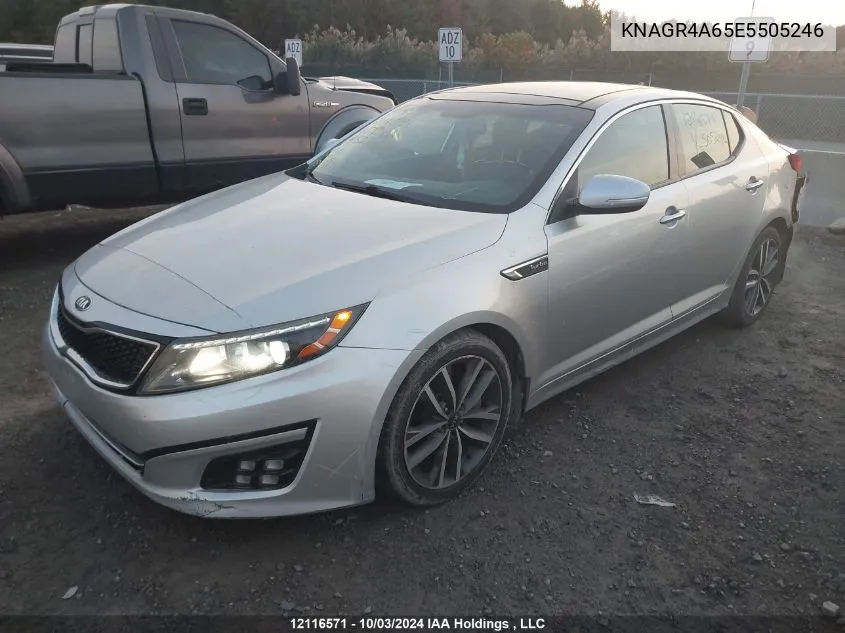 2014 Kia Optima VIN: KNAGR4A65E5505246 Lot: 12116571