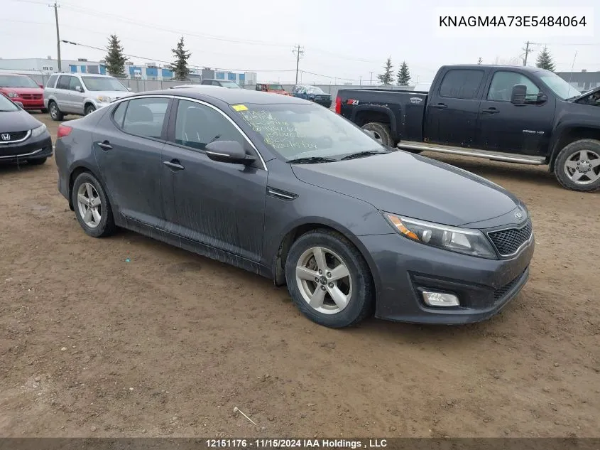 2014 Kia Optima VIN: KNAGM4A73E5484064 Lot: 12151176