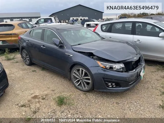 2014 Kia Optima Sx Turbo VIN: KNAGR4A63E5496479 Lot: 20180153