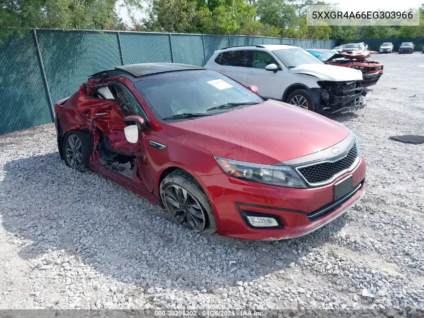 2014 Kia Optima Sx Turbo VIN: 5XXGR4A66EG303966 Lot: 39295202