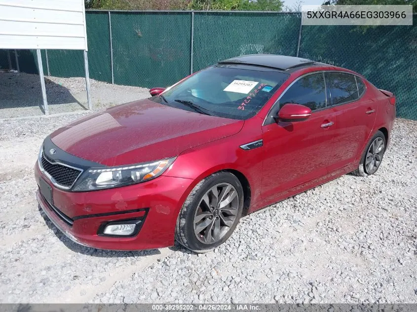 2014 Kia Optima Sx Turbo VIN: 5XXGR4A66EG303966 Lot: 39295202