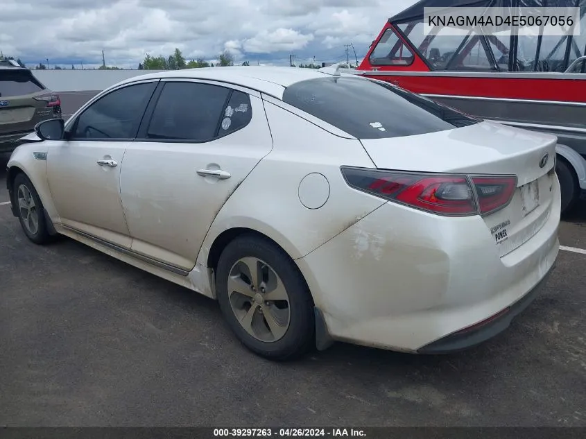 KNAGM4AD4E5067056 2014 Kia Optima Hybrid Lx