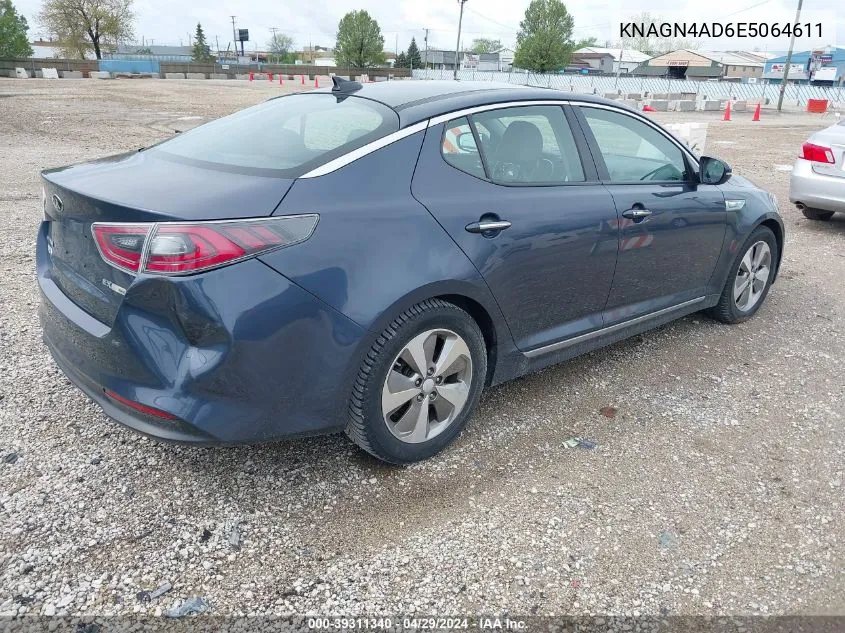 2014 Kia Optima Hybrid Ex VIN: KNAGN4AD6E5064611 Lot: 39311340