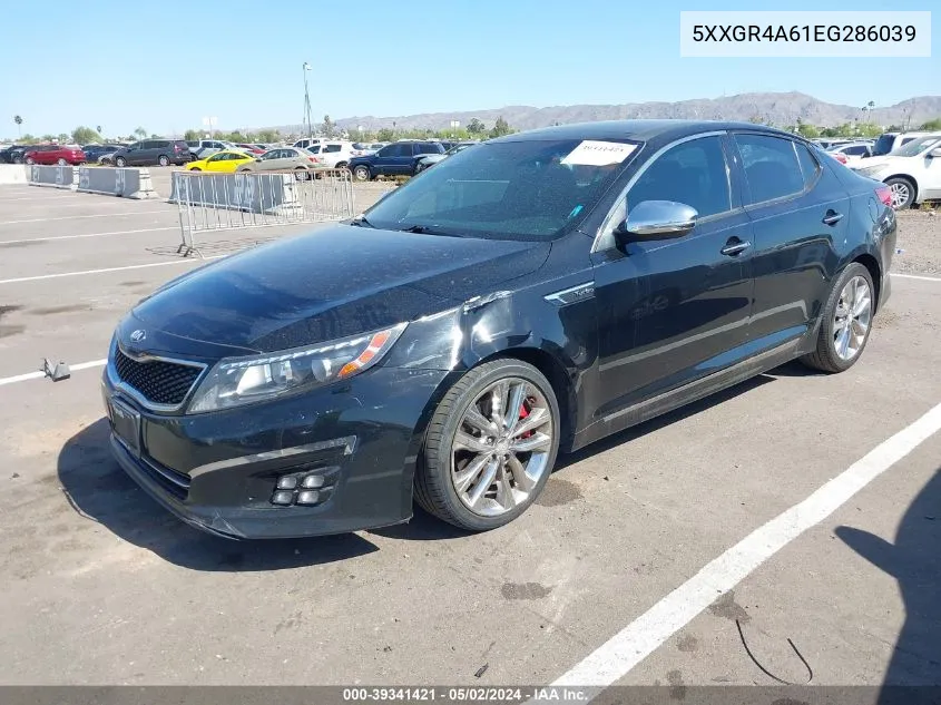 2014 Kia Optima Sxl Turbo VIN: 5XXGR4A61EG286039 Lot: 39341421