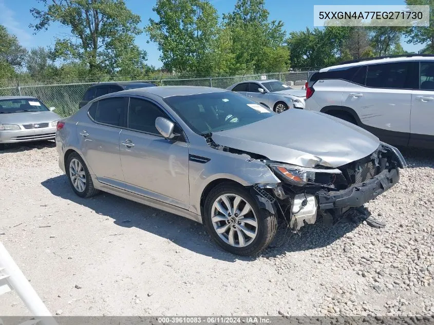 2014 Kia Optima Ex VIN: 5XXGN4A77EG271730 Lot: 39610083