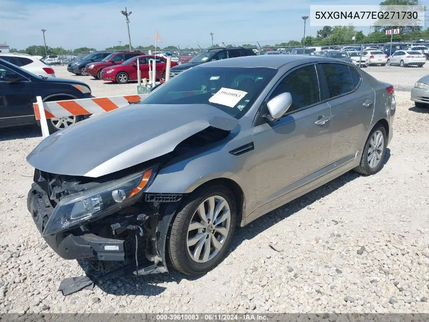 2014 Kia Optima Ex VIN: 5XXGN4A77EG271730 Lot: 39610083