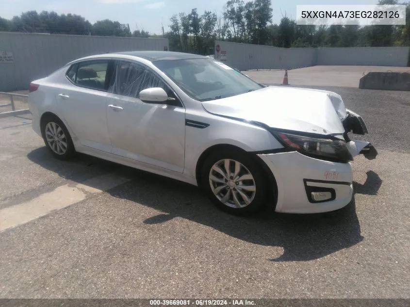 2014 Kia Optima Ex VIN: 5XXGN4A73EG282126 Lot: 39669081