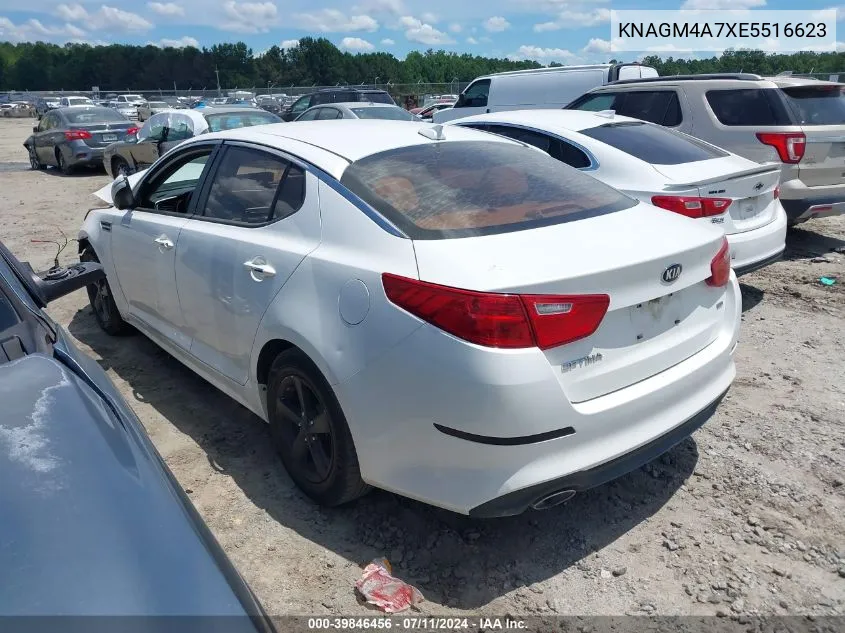 2014 Kia Optima Lx VIN: KNAGM4A7XE5516623 Lot: 39846456