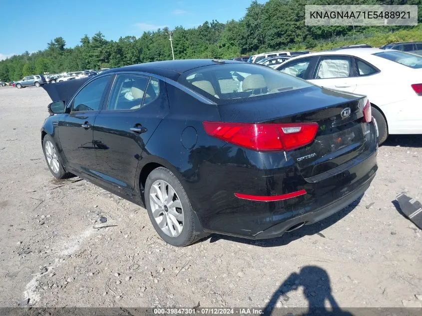 2014 Kia Optima Ex VIN: KNAGN4A71E5488921 Lot: 39847301