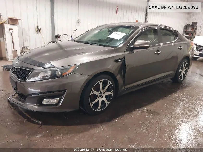 2014 Kia Optima Lx VIN: 5XXGM4A71EG289093 Lot: 39853117