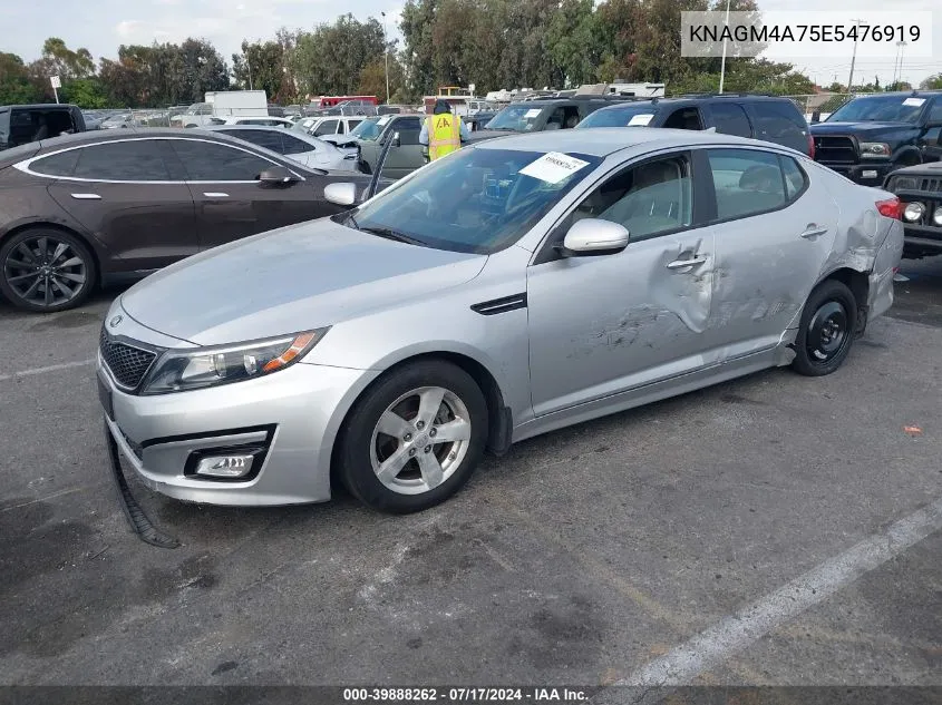 KNAGM4A75E5476919 2014 Kia Optima Lx