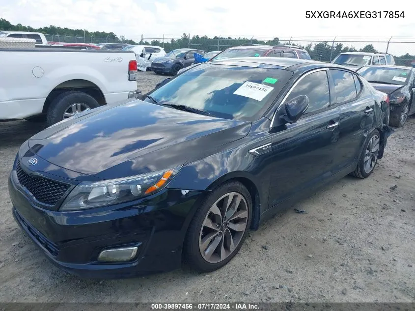 2014 Kia Optima Sx Turbo VIN: 5XXGR4A6XEG317854 Lot: 39897456