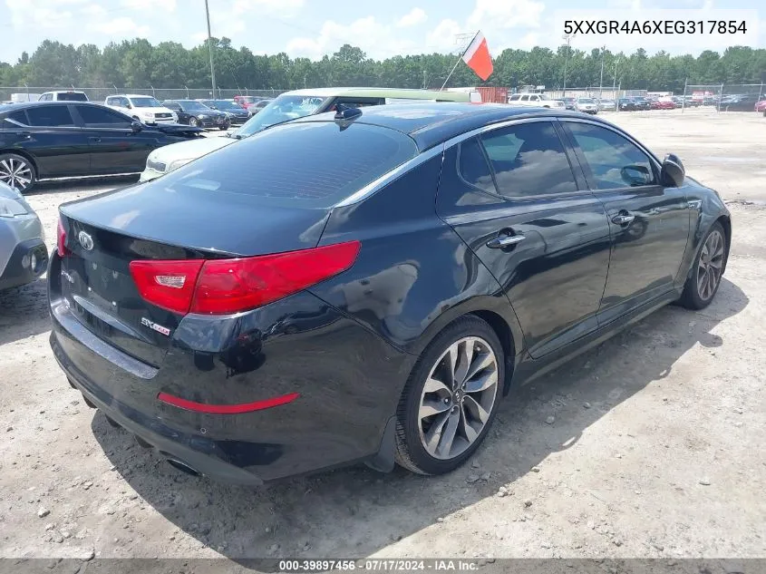 2014 Kia Optima Sx Turbo VIN: 5XXGR4A6XEG317854 Lot: 39897456