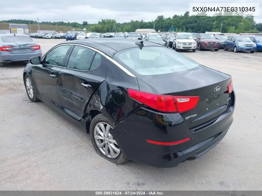 5XXGN4A73EG310345 2014 Kia Optima Ex