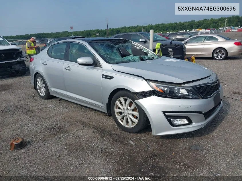 5XXGN4A74EG300696 2014 Kia Optima Ex