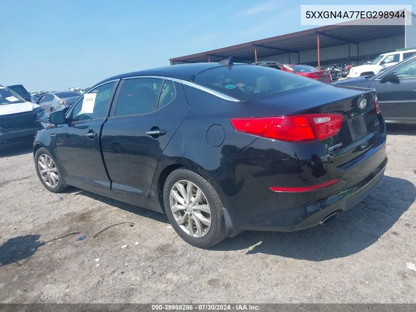 2014 Kia Optima Ex VIN: 5XXGN4A77EG298944 Lot: 39988286