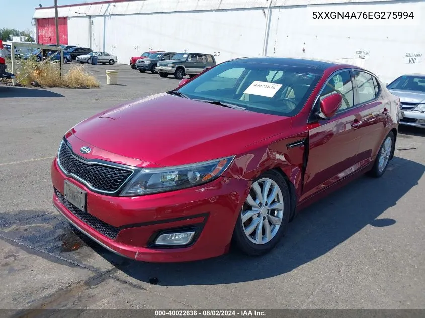 5XXGN4A76EG275994 2014 Kia Optima Ex