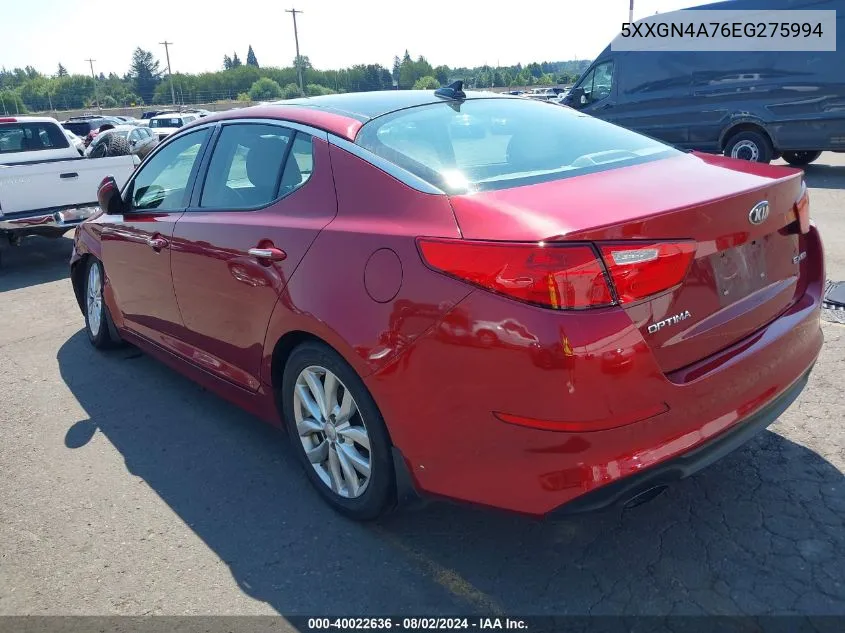 5XXGN4A76EG275994 2014 Kia Optima Ex