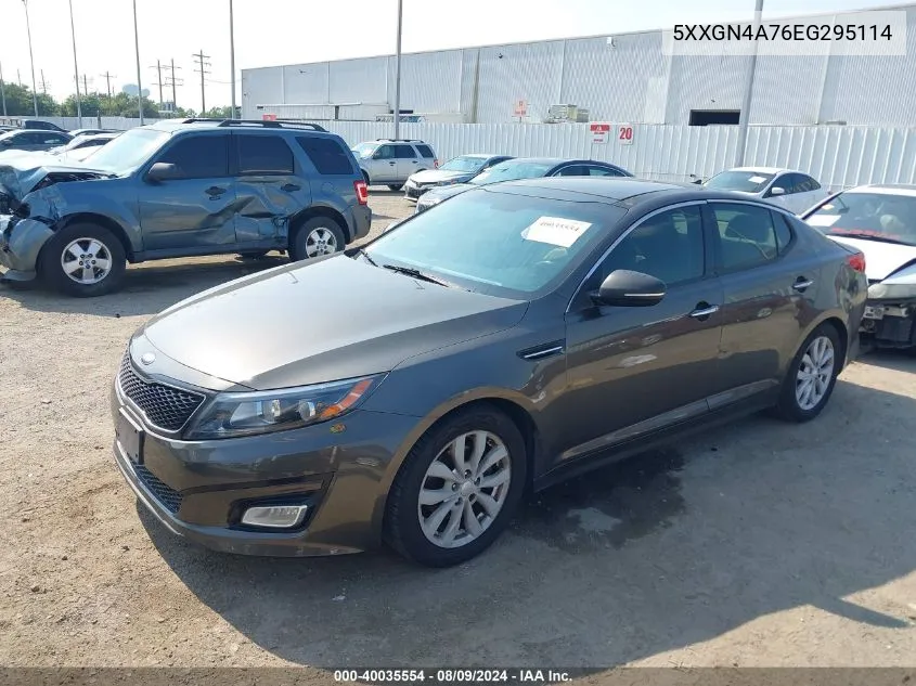 5XXGN4A76EG295114 2014 Kia Optima Ex