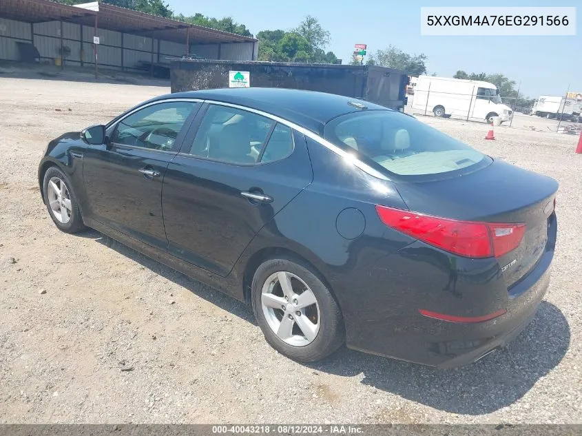 5XXGM4A76EG291566 2014 Kia Optima Lx