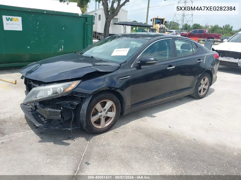 2014 Kia Optima Lx VIN: 5XXGM4A7XEG282384 Lot: 40051431