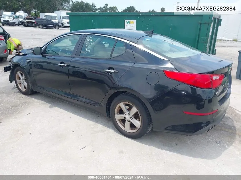 5XXGM4A7XEG282384 2014 Kia Optima Lx